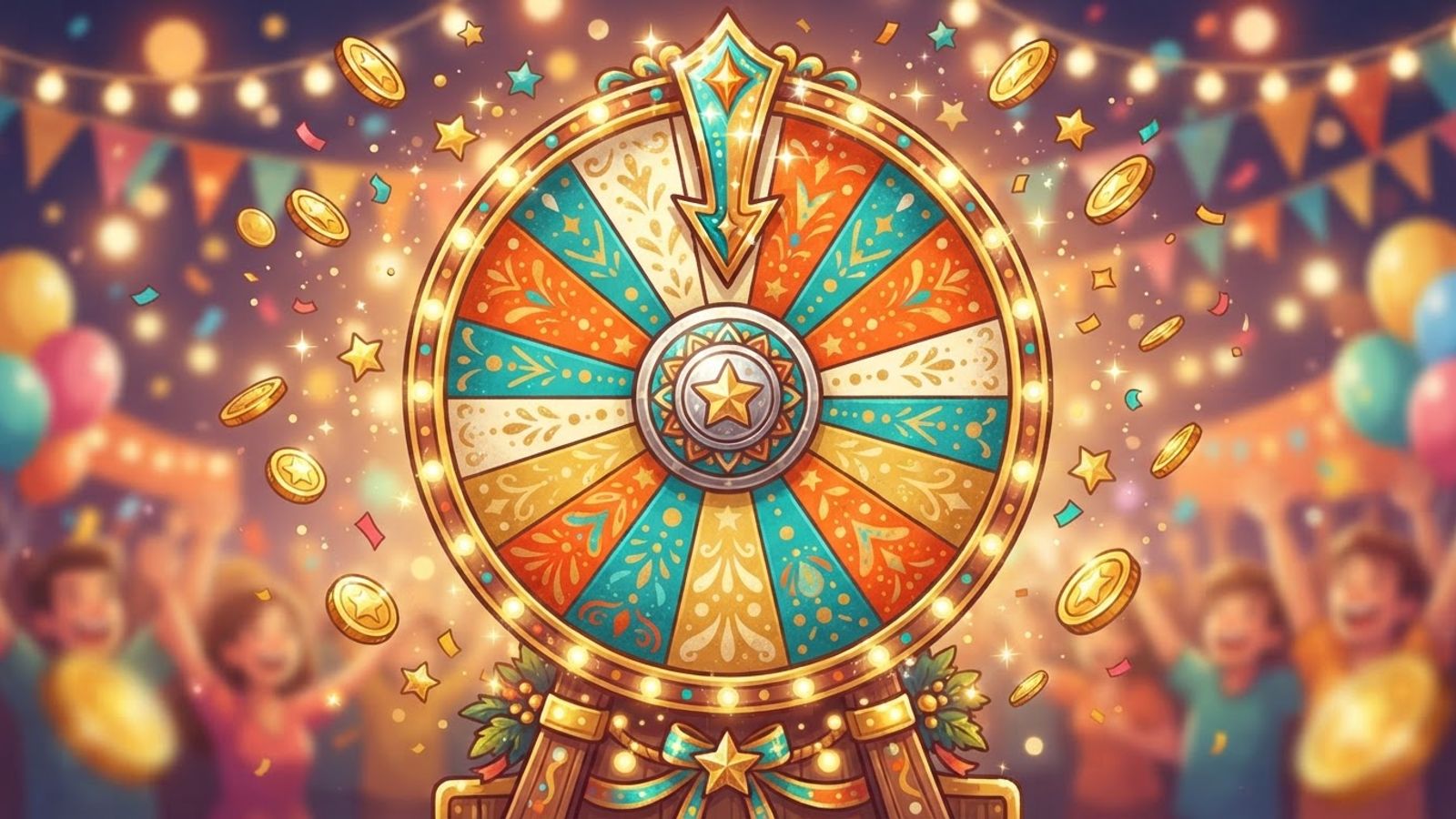 Roue de la fortune quotidienne de Spinsy pour gagner des jetons